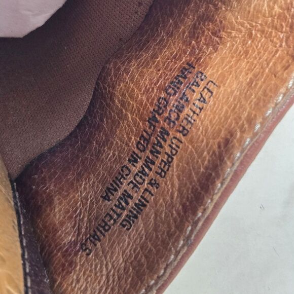 BORN Women's Brown Leather Heeled Clogs Size 7 | 38 EU - Picture 8 of 12